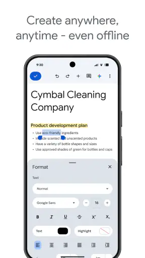 Google Docs screenshot
