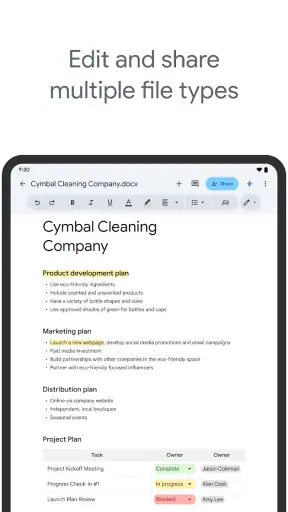 Google Docs screenshot