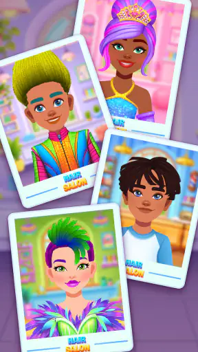 Hair Salon Games For Kids screenshot