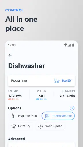 Home Connect screenshot