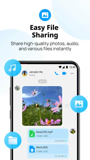 imo video calls and chat screenshot