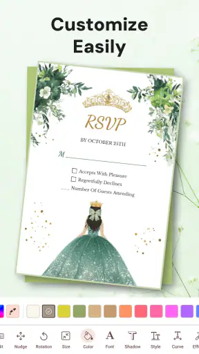 Invitation Maker, Card Design screenshot