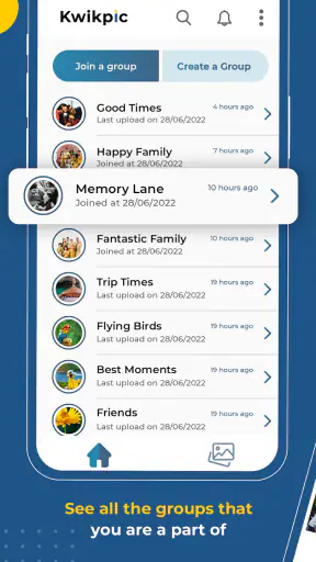 Kwikpic - Smart Photo Sharing screenshot