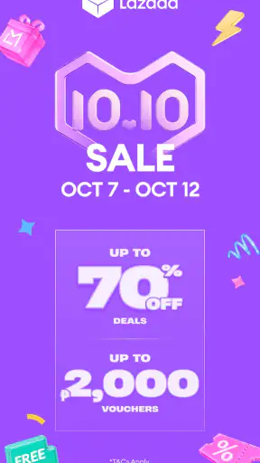 Lazada 10.10 Sale screenshot