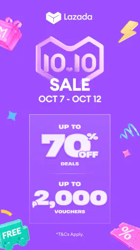 Lazada 10.10 Sale screenshot