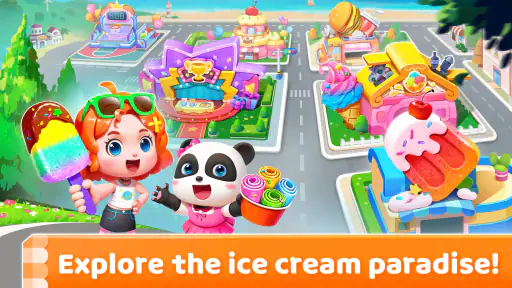 Little Panda's Ice Cream Games screenshot