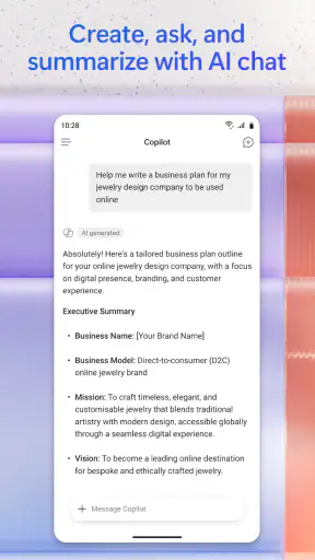 Microsoft Copilot screenshot