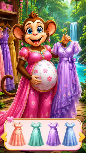 Monkey Mom Baby Shower Party screenshot