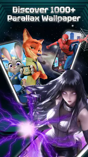 Plaxa: Parallax Aura Wallpaper screenshot