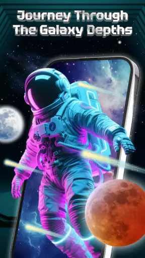 Plaxa: Parallax Aura Wallpaper screenshot