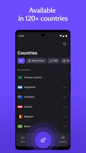 Proton VPN: VPN מהיר ומאובטח screenshot