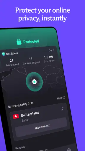 Proton VPN: VPN מהיר ומאובטח screenshot