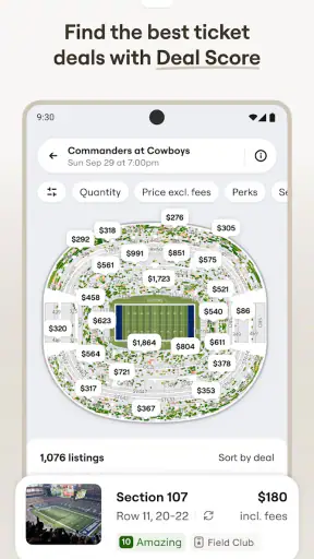 SeatGeek – Tickets to Events screenshot