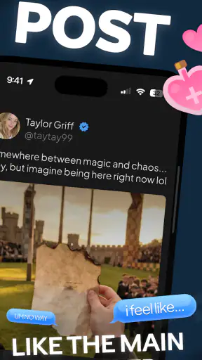 status - sims but social media screenshot