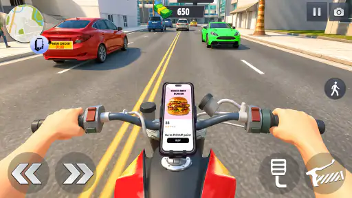 Street Food Delivery Sim Games screenshot
