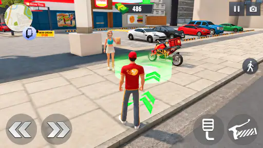 Street Food Delivery Sim Games screenshot