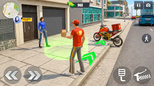 Street Food Delivery Sim Games screenshot