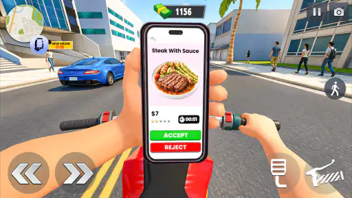 Street Food Delivery Sim Games screenshot