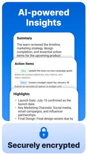 Summary - AI Note Taker screenshot