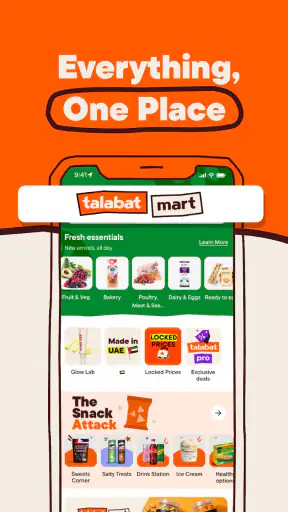 talabat: Food, grocery & more screenshot