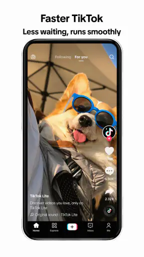TikTok Lite - Save Data & Fast screenshot