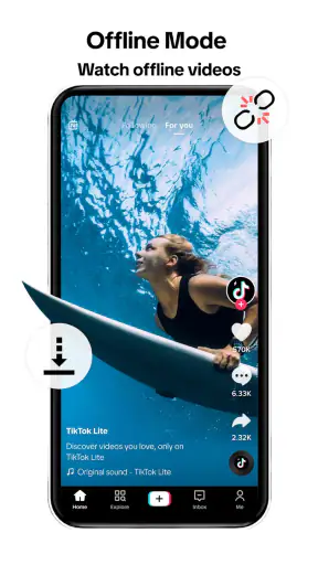 TikTok Lite - Save Data & Fast screenshot