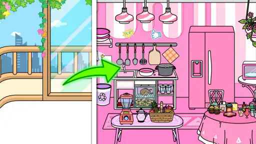Tizi Town - ורוד עיצוב הבית screenshot