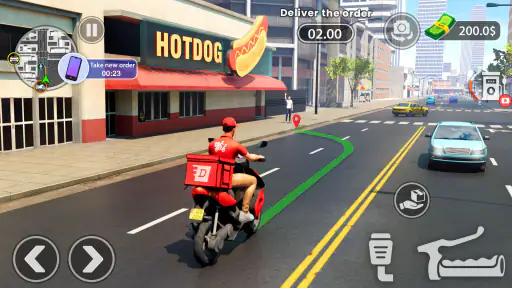 Urban Food Delivery Game screenshot