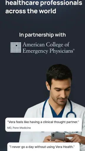 Vera Health: AI for Clinicians screenshot