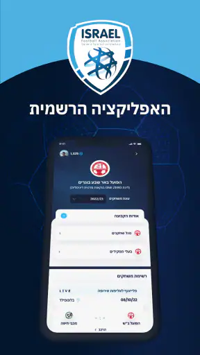 ההתאחדות לכדורגל בישראל screenshot