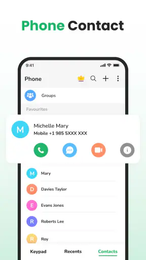 טלפון ואנשי קשר screenshot