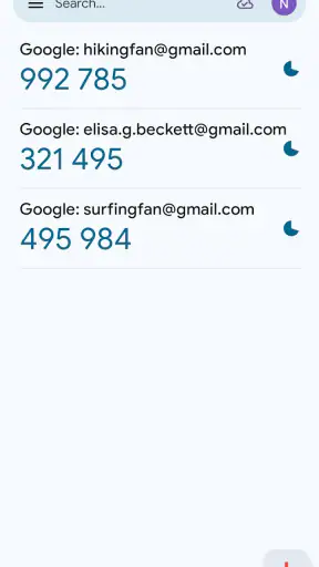 מאמת החשבונות של Google screenshot