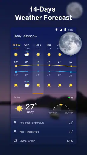 מזג אוויר חי: תחזית מזג אוויר screenshot