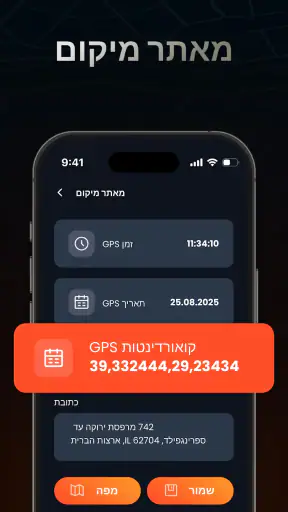נקודות מכ"ם בישראל screenshot