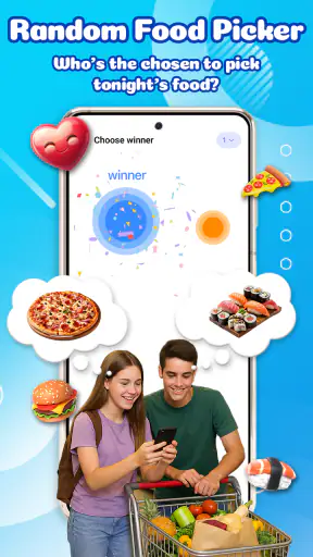 סובב את הגלגל - בוחר אצבעות screenshot