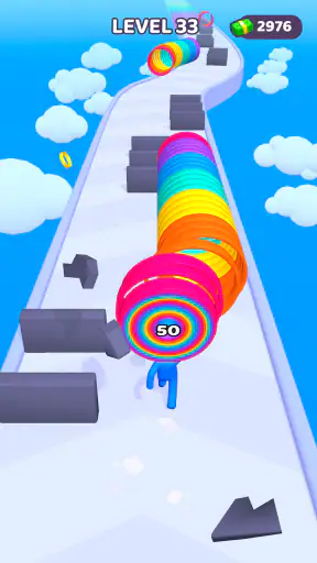 רוץ ואסוף :Layer Man 3D screenshot
