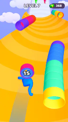 רוץ ואסוף :Layer Man 3D screenshot