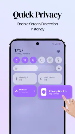 שומר מסך - תצוגת פרטיות screenshot