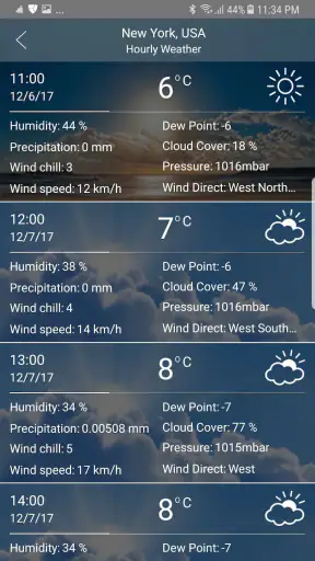 תחזית מזג האוויר screenshot