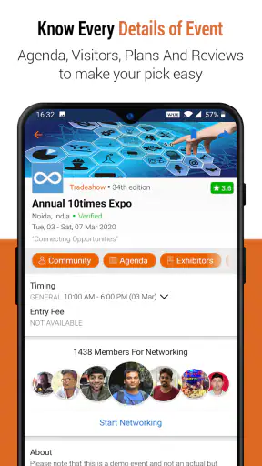10times- Find Events & Network screenshot
