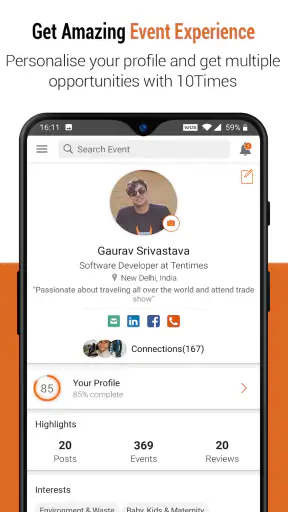10times- Find Events & Network screenshot
