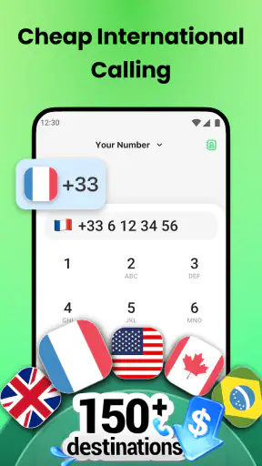 2nd Phone: SMS, Call, Verify screenshot