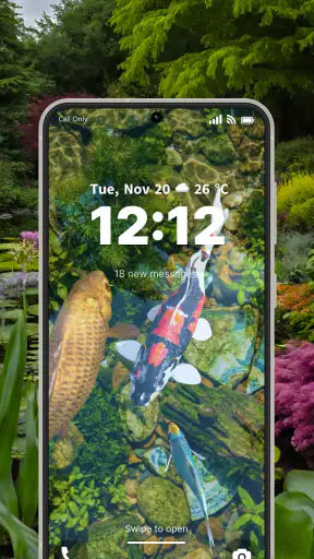 3D Fish Aqua Live Wallpaper screenshot