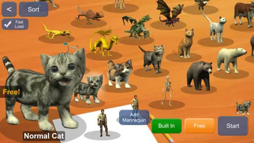 3D Mannequins screenshot