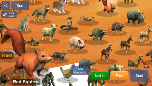 3D Mannequins screenshot