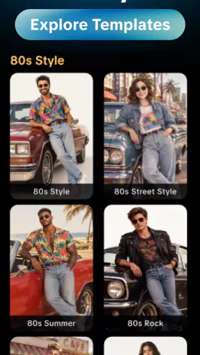 80s Retro Photo Style Maker screenshot