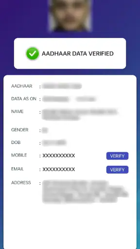 Aadhaar QR Scanner screenshot
