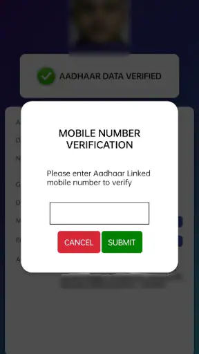Aadhaar QR Scanner screenshot