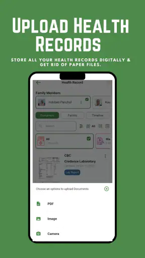 AarogyaOne ABHA PHR screenshot