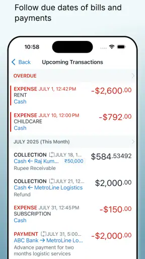 Account Book - Money Manager screenshot
